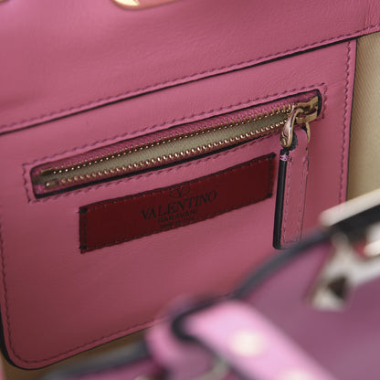 Valentino Garavani Vitello Mini Rockstud Tote Ninphea 7 of 8