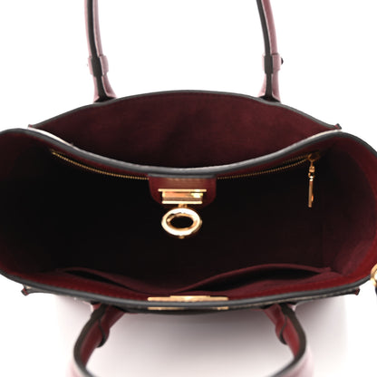 Louis Vuitton Calfskin Karung Snakeskin Mahina On My Side PM Griotte Red 5 of 9