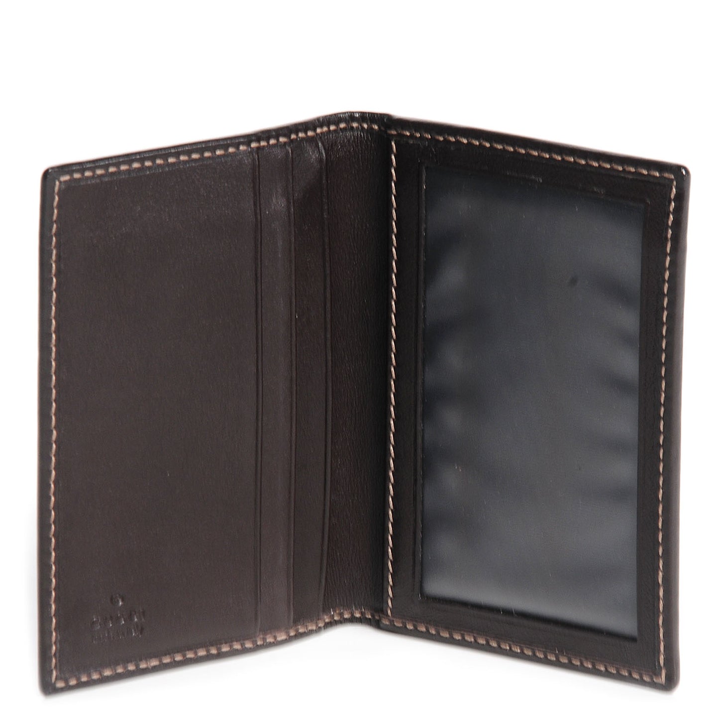 Monogram Lovely Heart Mini ID Wallet Dark Brown