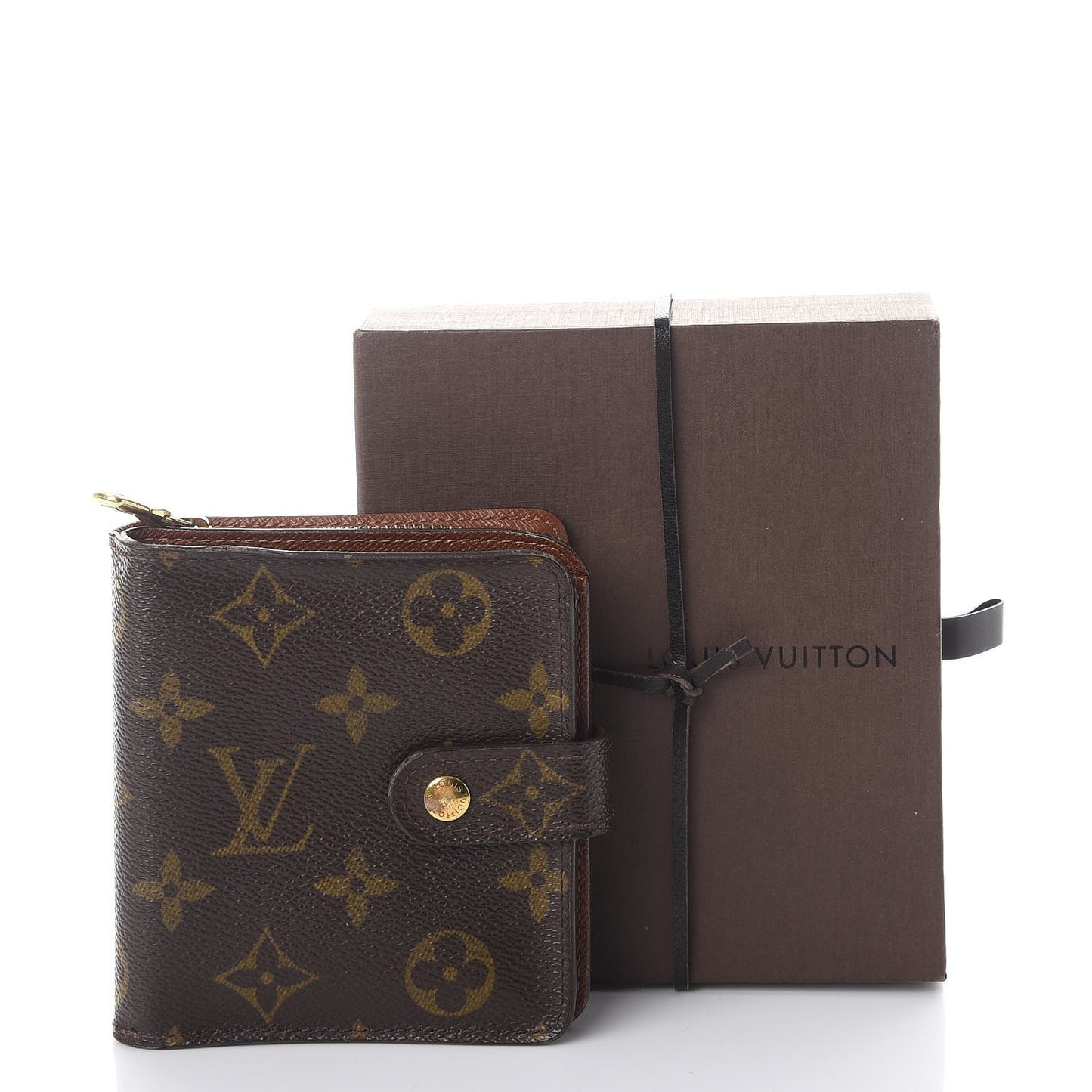 Monogram Compact Zippe Zipped Wallet