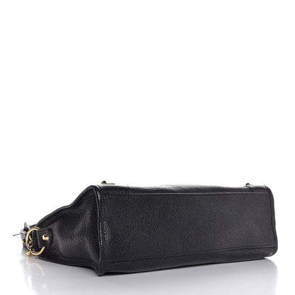Balenciaga Chevre Gold Metallic Edge Hardware S City Black 4 of 7