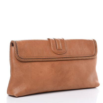 Gucci Pebbled Calfskin Marrakech Clutch Camel 3 of 15