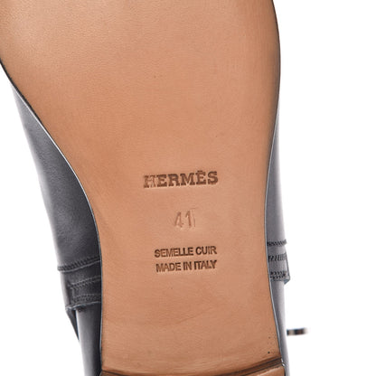 Hermes Calfskin Neo Low Boots 41 Black 6 of 9
