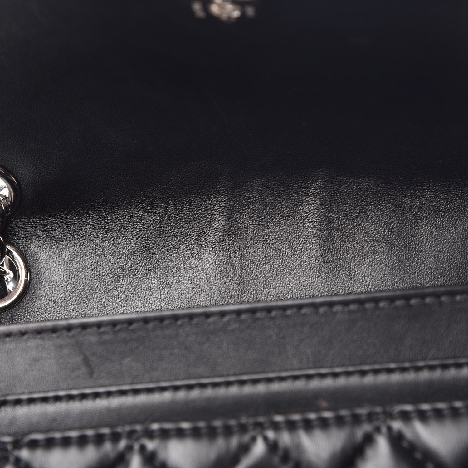Chanel Lambskin Quilted Small Geometric Flap Black 9 of 9