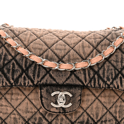 Chanel Denim Quilted Denimpression Flap Rose Clair 8 of 11