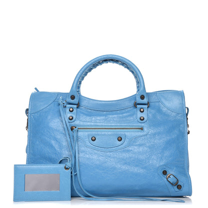 Balenciaga Agneau Classic Hardware City Bleu Azur Clair 1 of 8