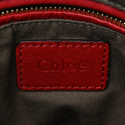 Chloe Calfskin Medium Marcie Satchel Red 6 of 7