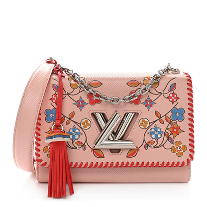 Louis Vuitton Epi Flower Twist Shoulder Bag MM Rose Ballerine 1 of 10