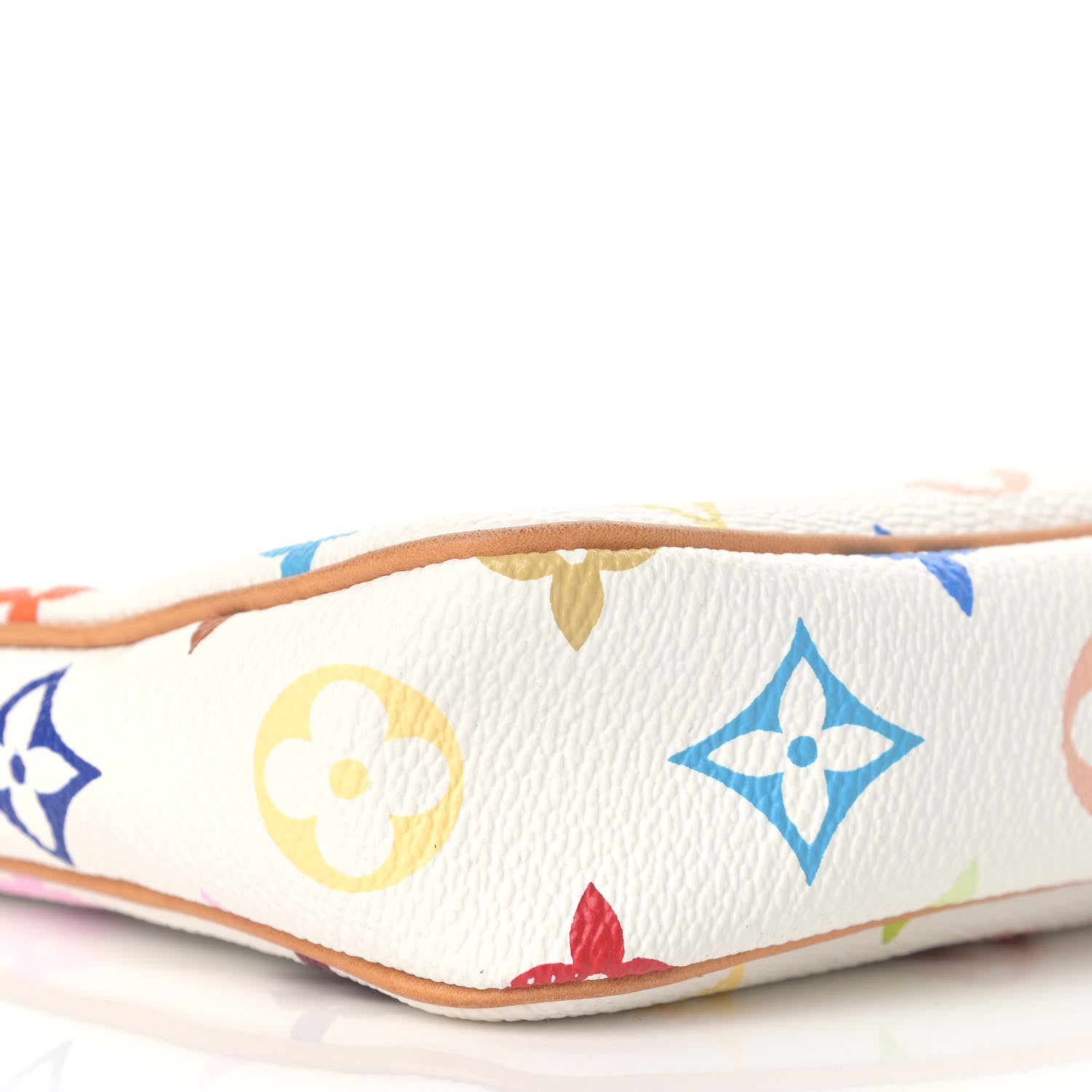 Louis Vuitton Monogram Multicolor Pochette Accessories White 8 of 12