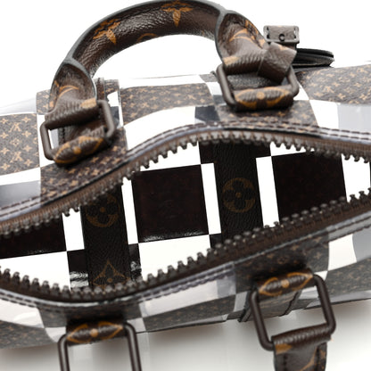 Louis Vuitton PVC Monogram Chess Keepall Bandouliere 25 5 of 11