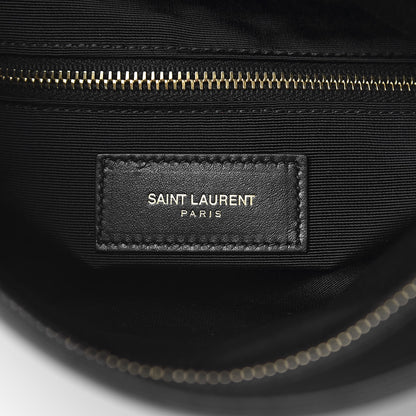 Saint Laurent Smooth Calfskin Letters Fold-Over Clutch Black 6 of 11
