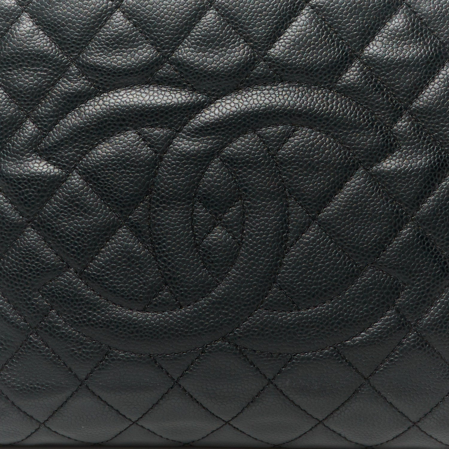 Chanel Caviar Quilted Grand Shopping Tote GST Black 8 of 10