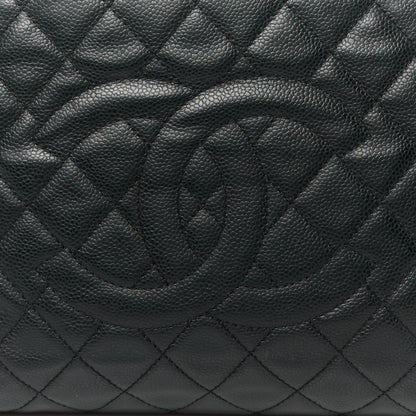 Chanel Caviar Quilted Grand Shopping Tote GST Black 8 of 10