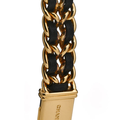 Chanel Stainless Steel Lambskin 20mm Chain Premiere Quartz Watch Gold M 5 of 5