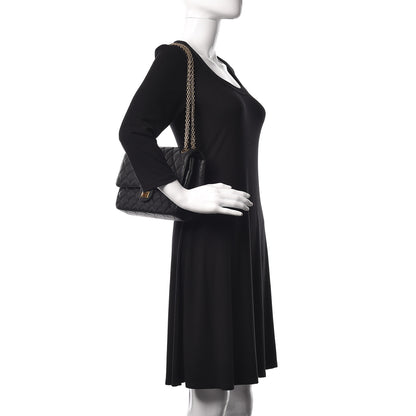 Chanel Crumpled Calfskin Quilted 2.55 Reissue 226 Flap Black 2 of 9