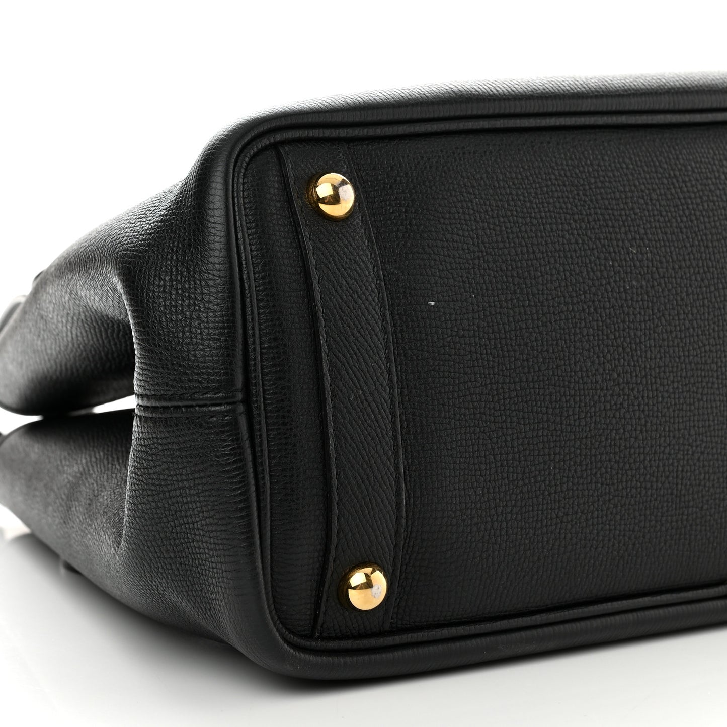 Grainy Calfskin Medium Honeybrook Tote Black