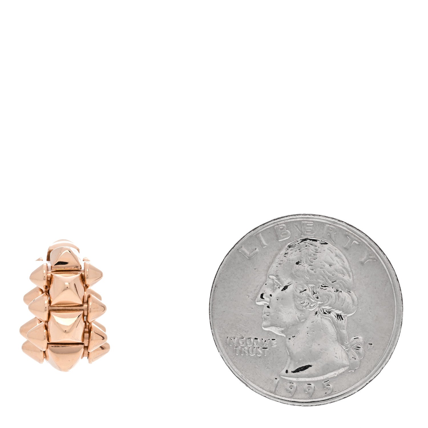 Cartier 18K Pink Gold Large Clash de Cartier Single Earring 2 of 5