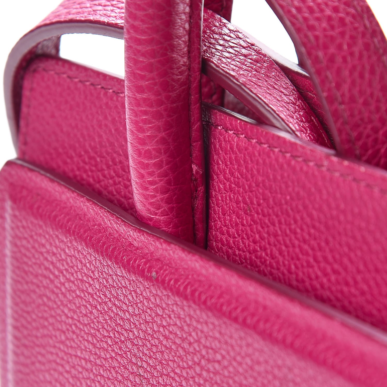 Givenchy Grained Calfskin Mini Horizon Satchel Fushia 16 of 22