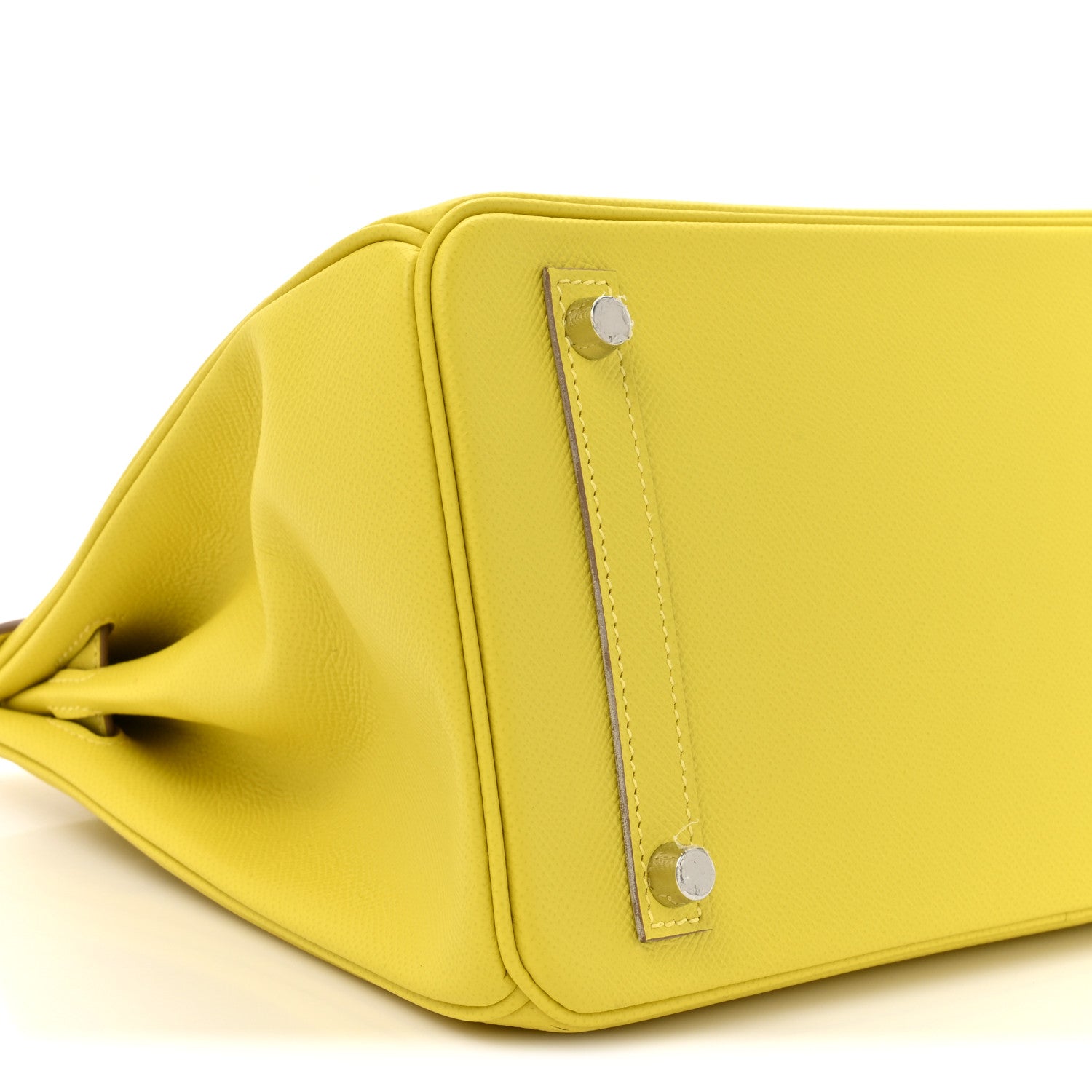 Hermes Epsom Birkin 30 Jaune Poussin Lime 10 of 13