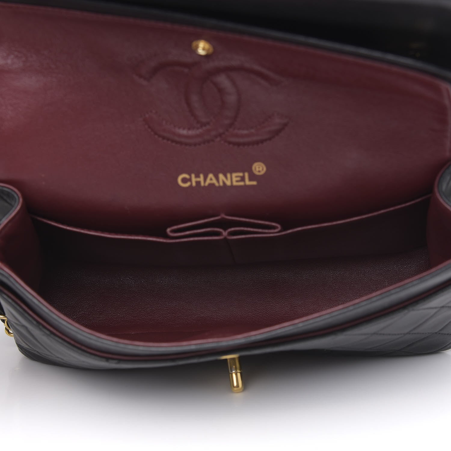 Chanel Lambskin Quilted Small Double Flap Black 5 of 16