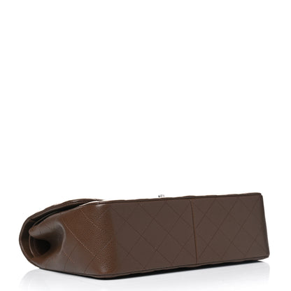 Chanel Caviar Quilted Jumbo Double Flap Brown 3 of 4