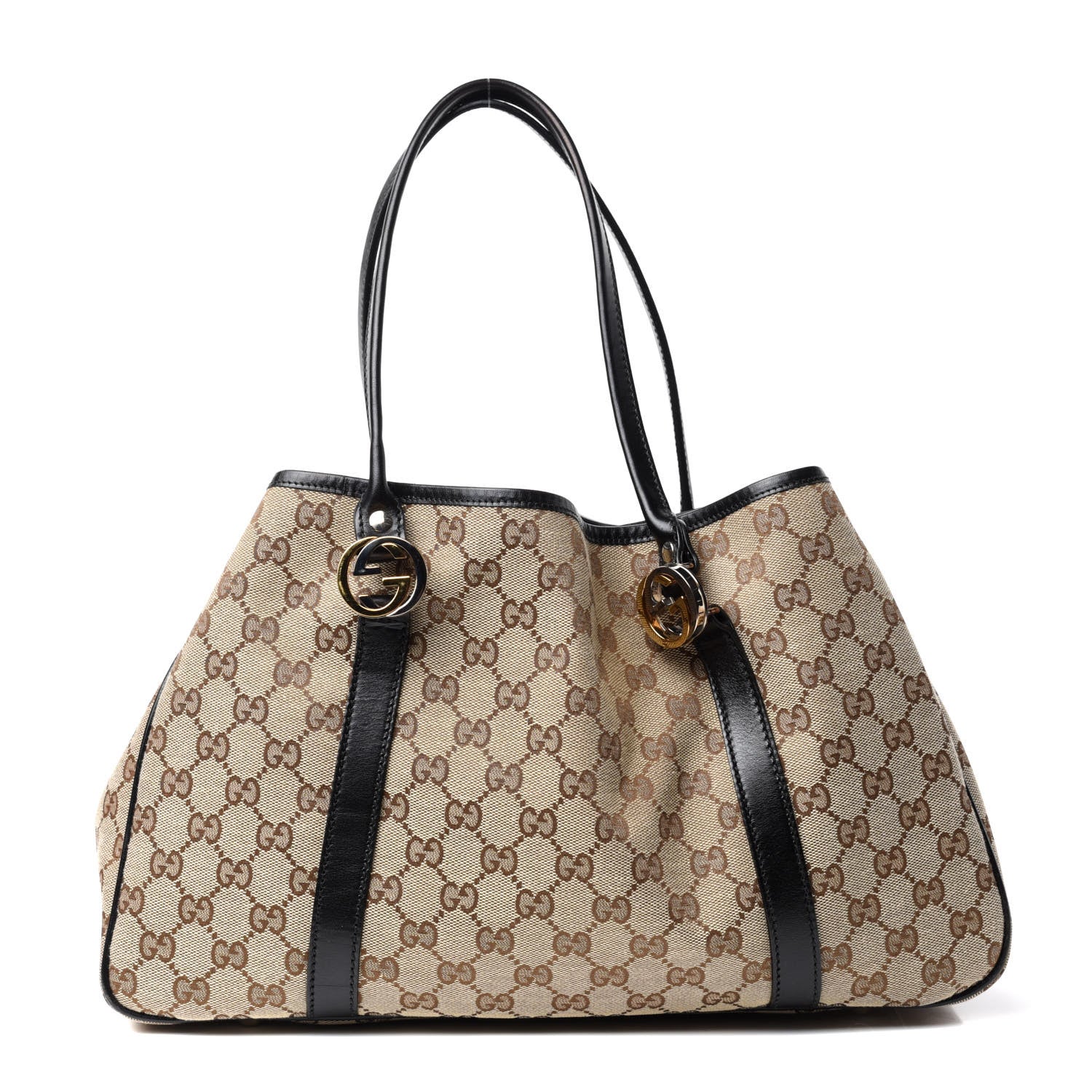 Gucci Monogram Medium Twins Tote Black 1 of 10