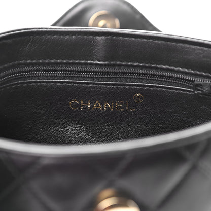 Chanel Lambskin Quilted Tassel Shoulder Bag Black 6 of 14