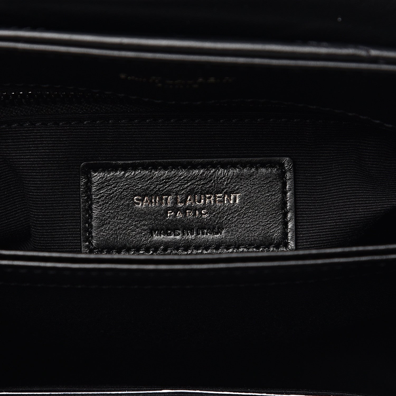 Saint Laurent Calfskin Y Quilted Monogram Toy Loulou Crossbody Bag Black 5 of 11