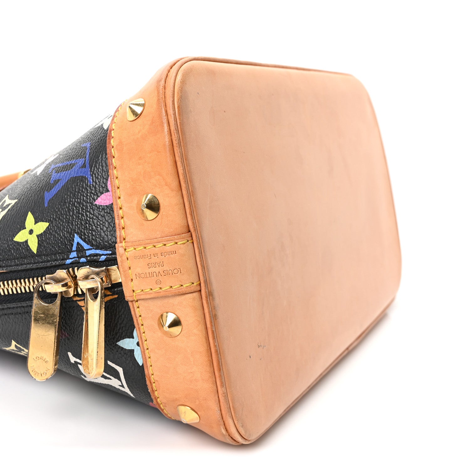 Louis Vuitton Monogram Multicolor Alma Black 7 of 8