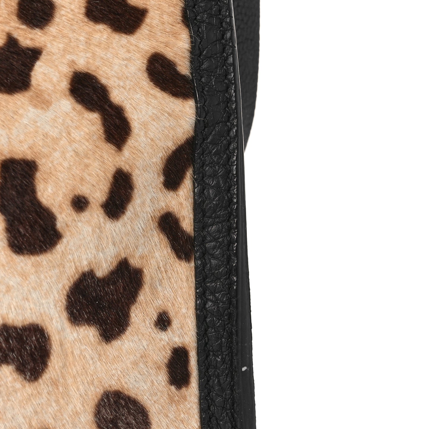 Pony Hair Cheetah Print Medium Jackie Top Handle Bag