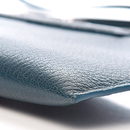 Givenchy Grained Goatskin Antigona Crossbody Peacock Blue 10 of 11