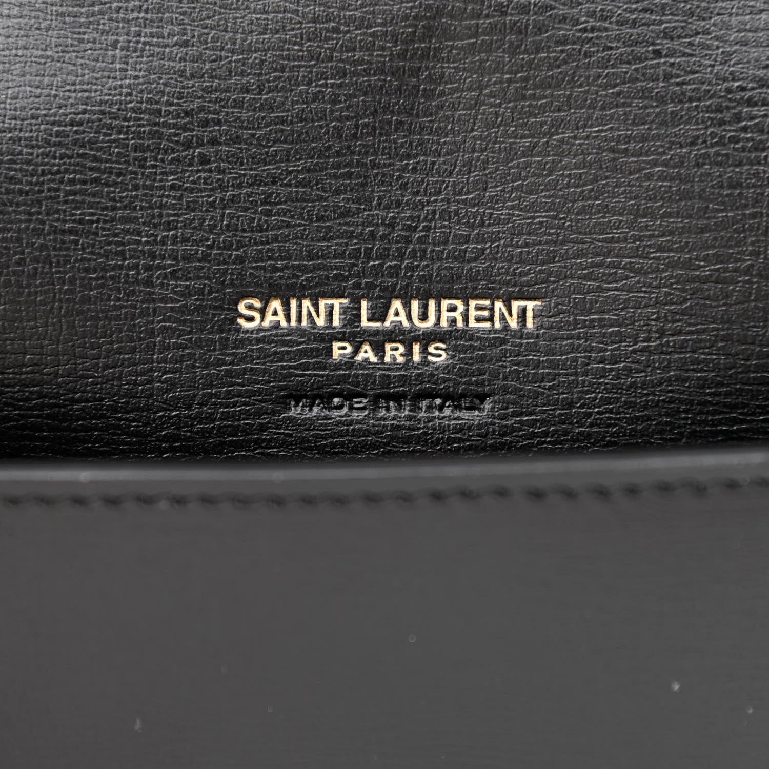 Saint Laurent Smooth Calfskin Monogram Phone Holder Crossbody Black 6 of 11