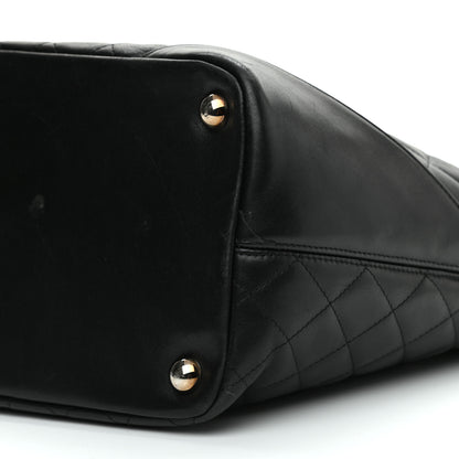 Chanel Calfskin Quilted Large Cambon Tote Black White 8 of 11