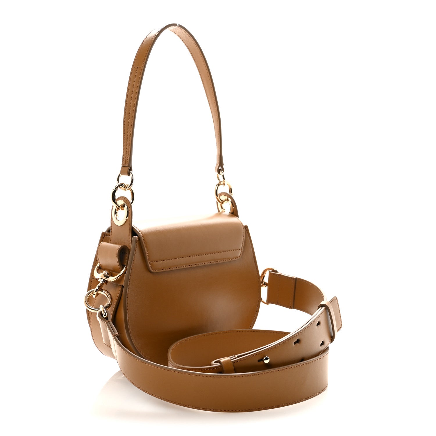 Chloe Calfskin Small Tess Bag Pottery Brown 3 of 9