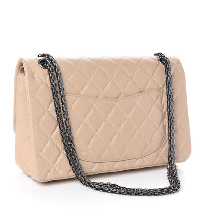 Chanel Aged Calfskin Quilted 2.55 Reissue 226 Flap Light Beige 3 of 12