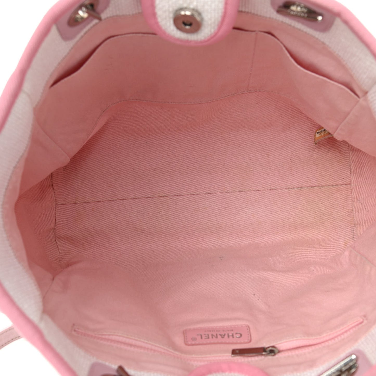 Canvas Small Deauville Tote Light Pink