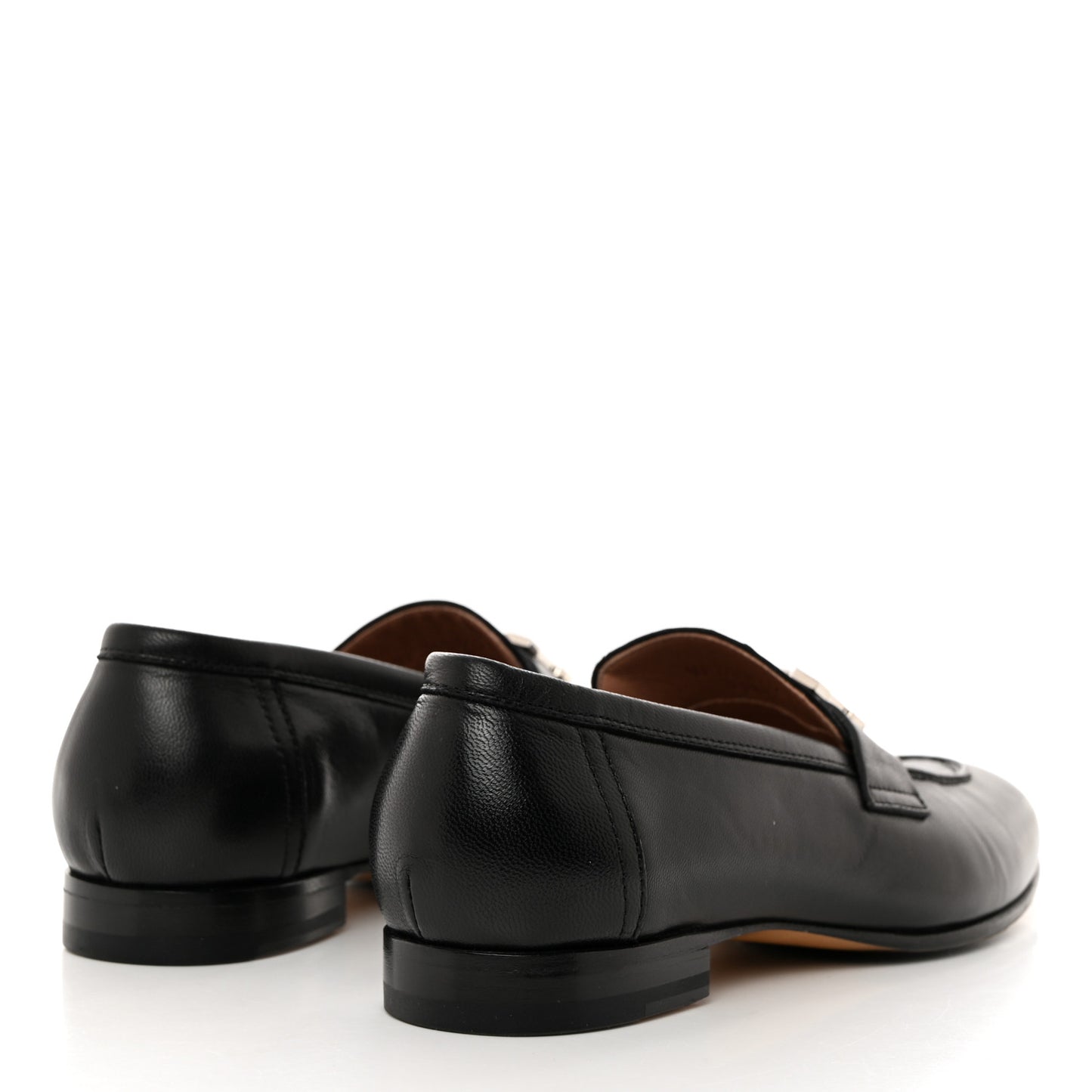 Goatskin Womens Paris Loafers 36 Black