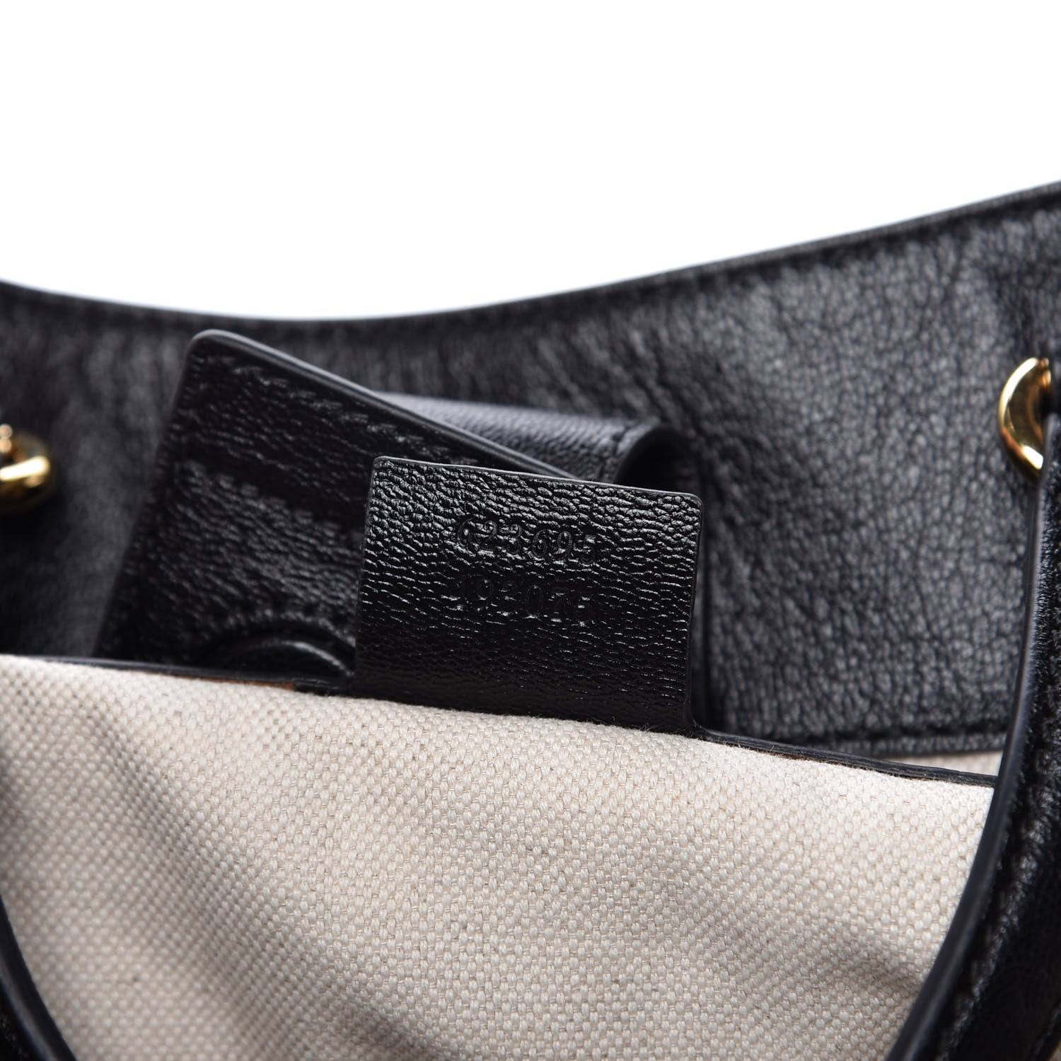 Gucci Calfskin Large Horsebit 1955 Tote Bag Black 9 of 11