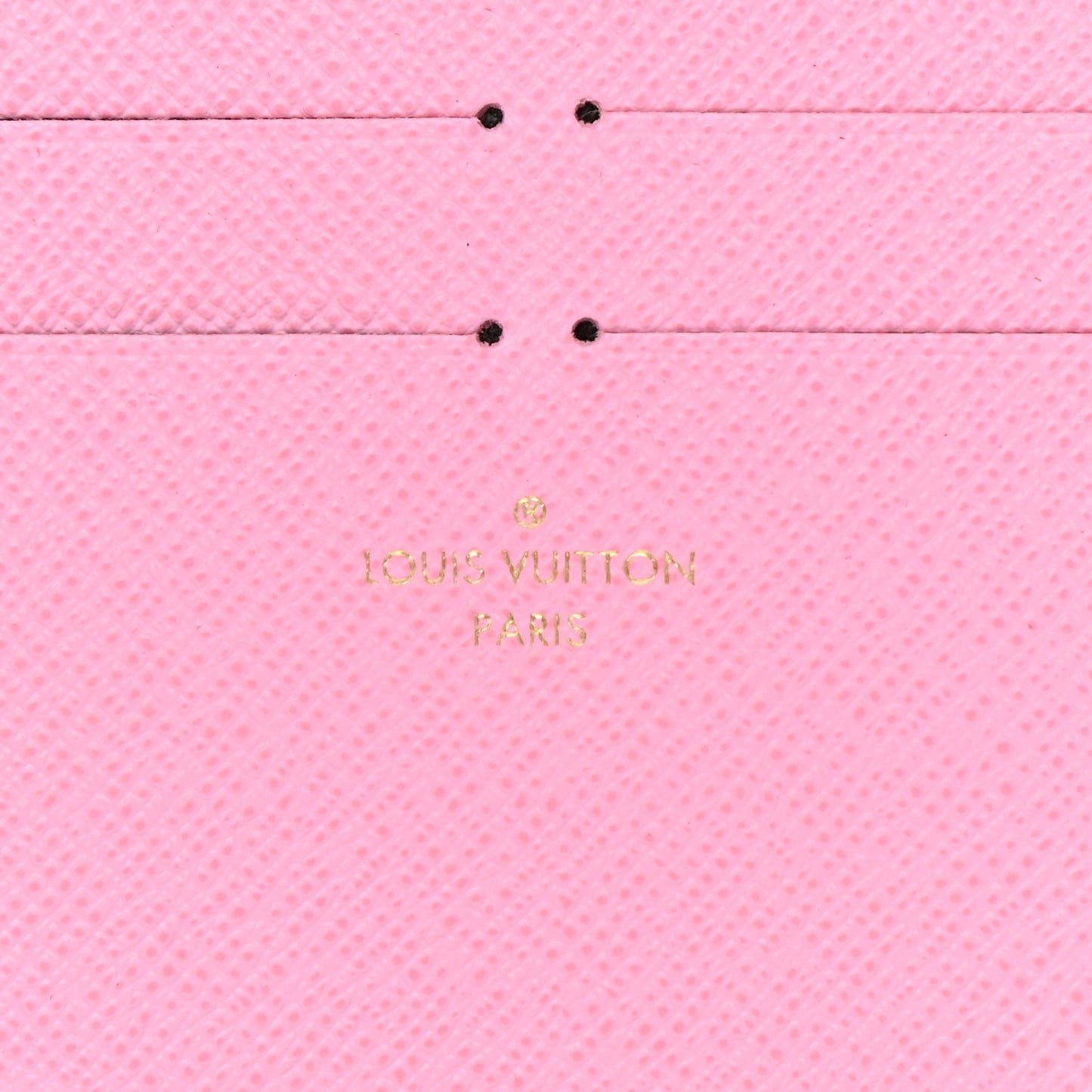 Calfskin Felicie Stud Card Holder Insert Rose Ballerine