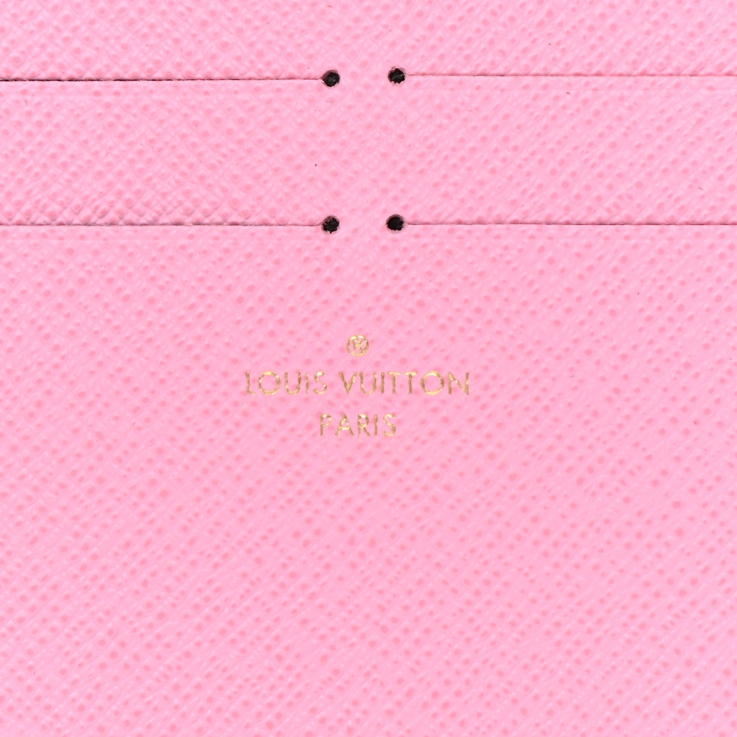 Louis Vuitton Calfskin Felicie Stud Card Holder Insert Rose Ballerine 6 of 7