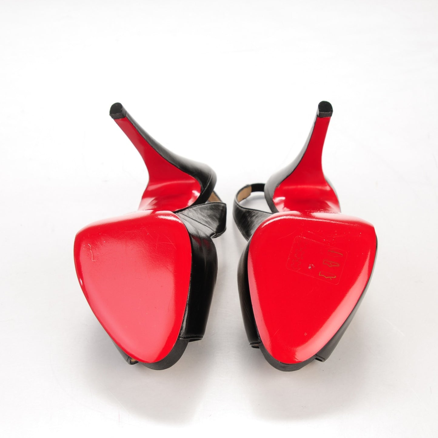 Kid No Prive 120 Pumps 35.5 Black Red