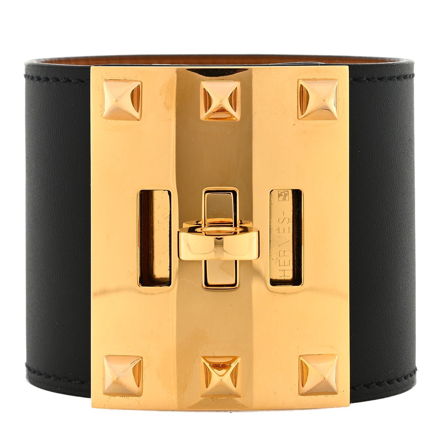 Hermes Swift Kelly Extreme Bracelet S Black 1 of 3