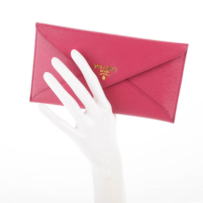 Prada Vitello Move Envelope Wallet Ibisco 2 of 7