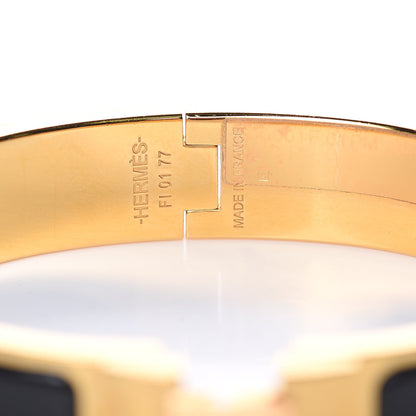 Hermes Enamel Narrow Clic Clac H Bracelet PM Black 6 of 8