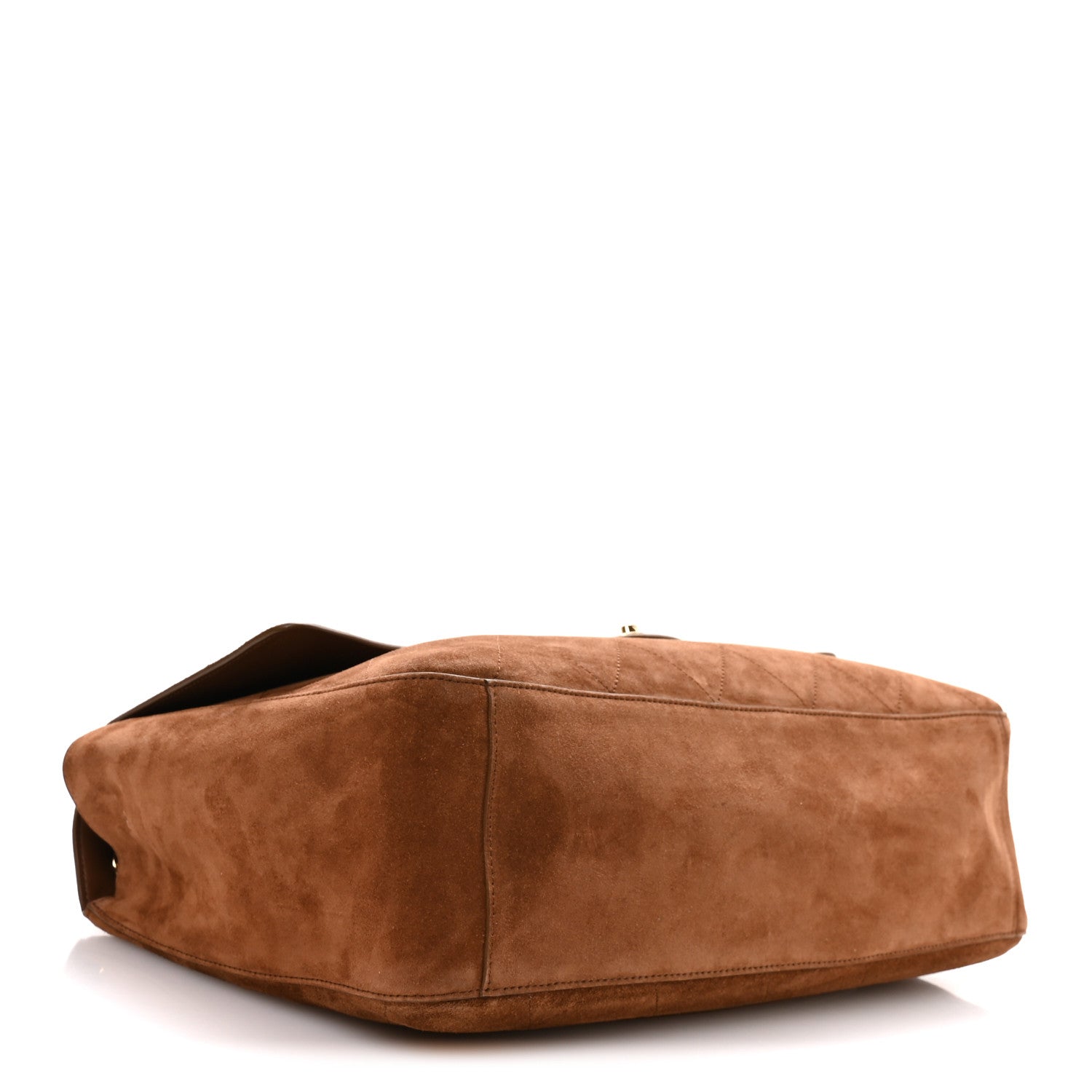 Chanel Suede Calfskin Souplissimo Maxi Flap Camel 4 of 10