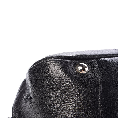 Prada Cervo Lux Chain Shoulder Bag Black 14 of 14