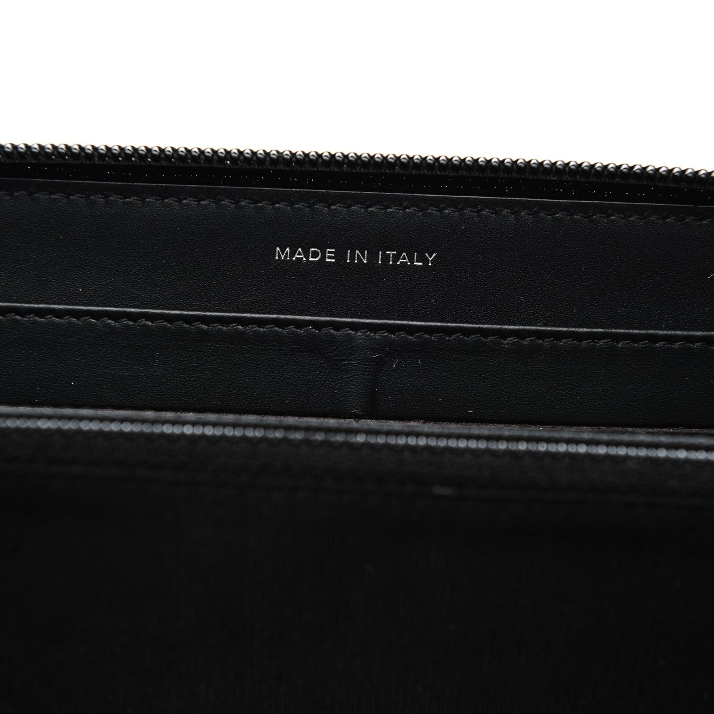 Caviar Large Timeless CC Zip Around Wallet Black