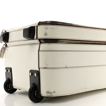Prada Saffiano Travel Trolley Luggage White 9 of 15