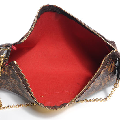 Louis Vuitton Damier Ebene Eva Clutch 6 of 8
