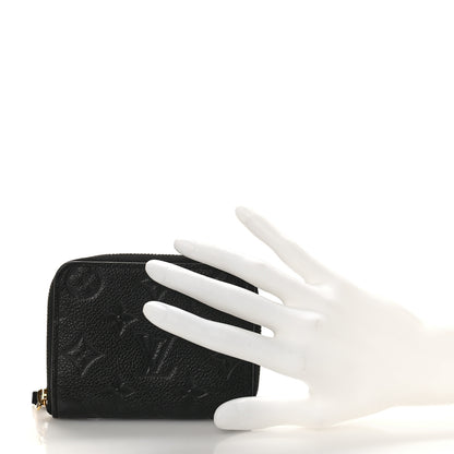 Louis Vuitton Empreinte Zippy Coin Purse Black 2 of 8